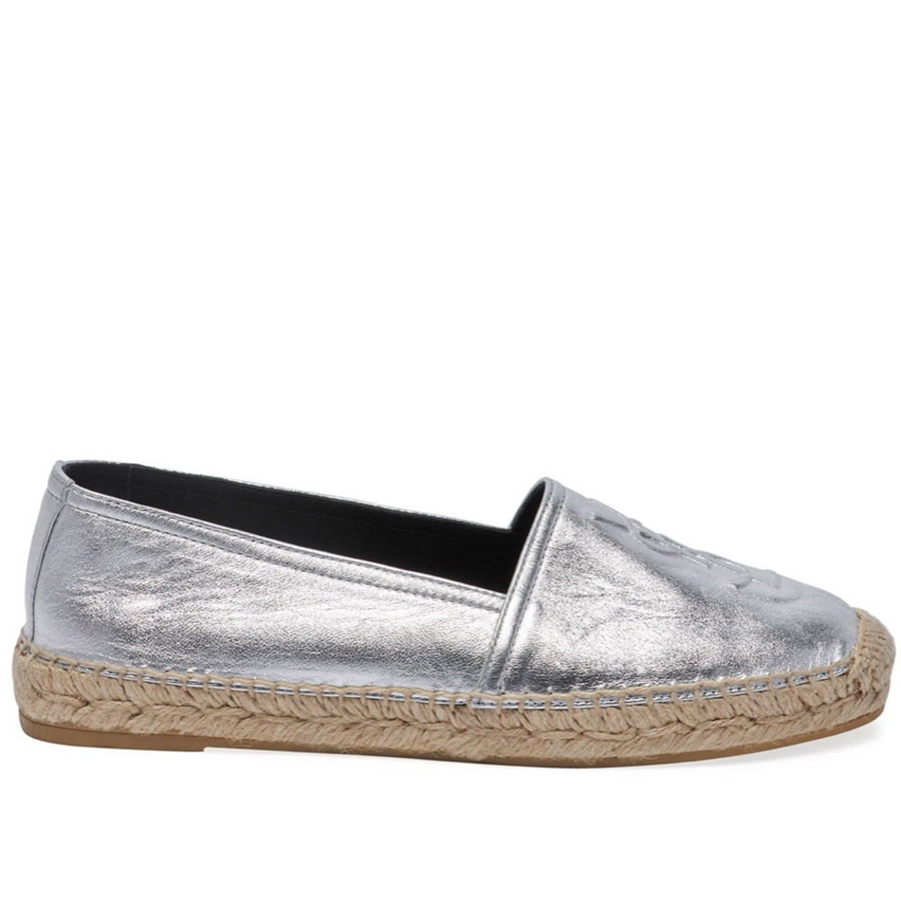 🔶SOLD🔶Saint Laurent Metallic Embossed Espadrille - Picture 2 of 8